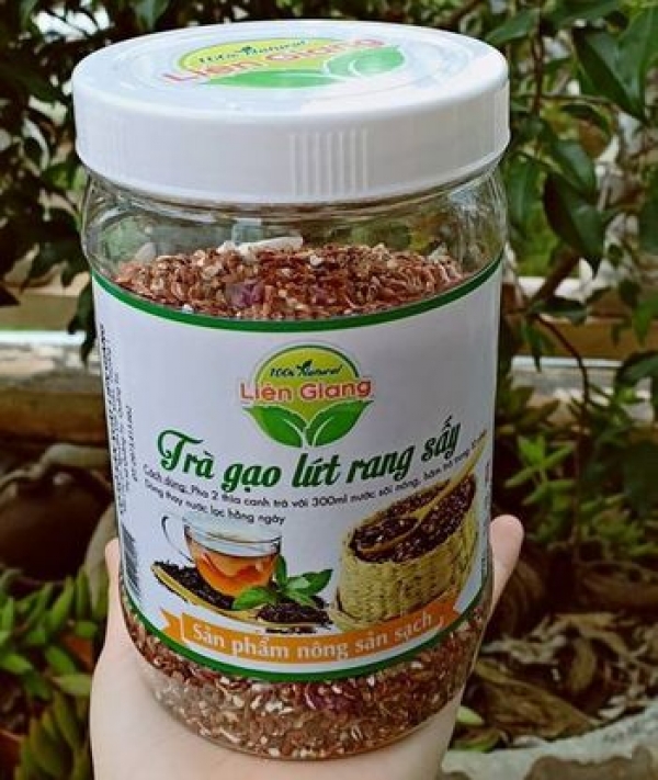 Trà gạo lứt rang sấy